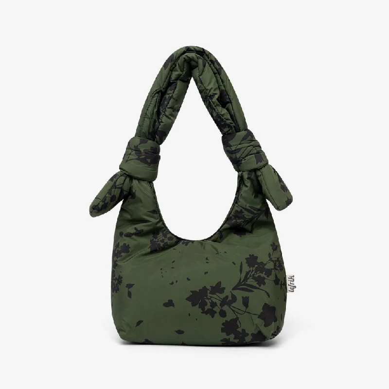 Biwa Puffy Mini Bag Floral Green