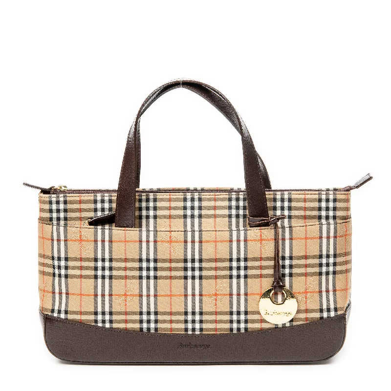 Burberrys Rectangular Zip Tote