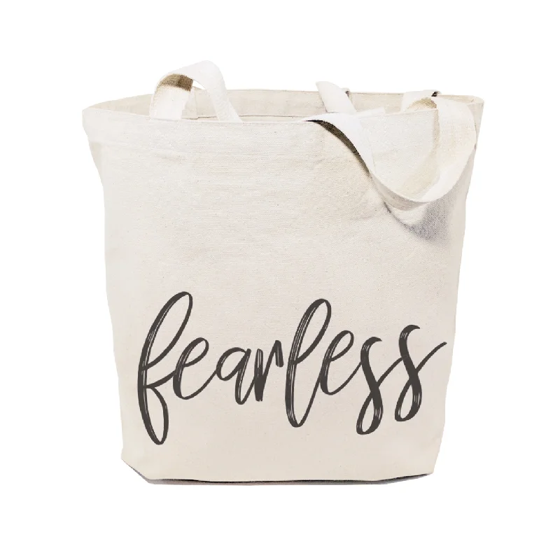 Fearless Gym Cotton Canvas Tote Bag