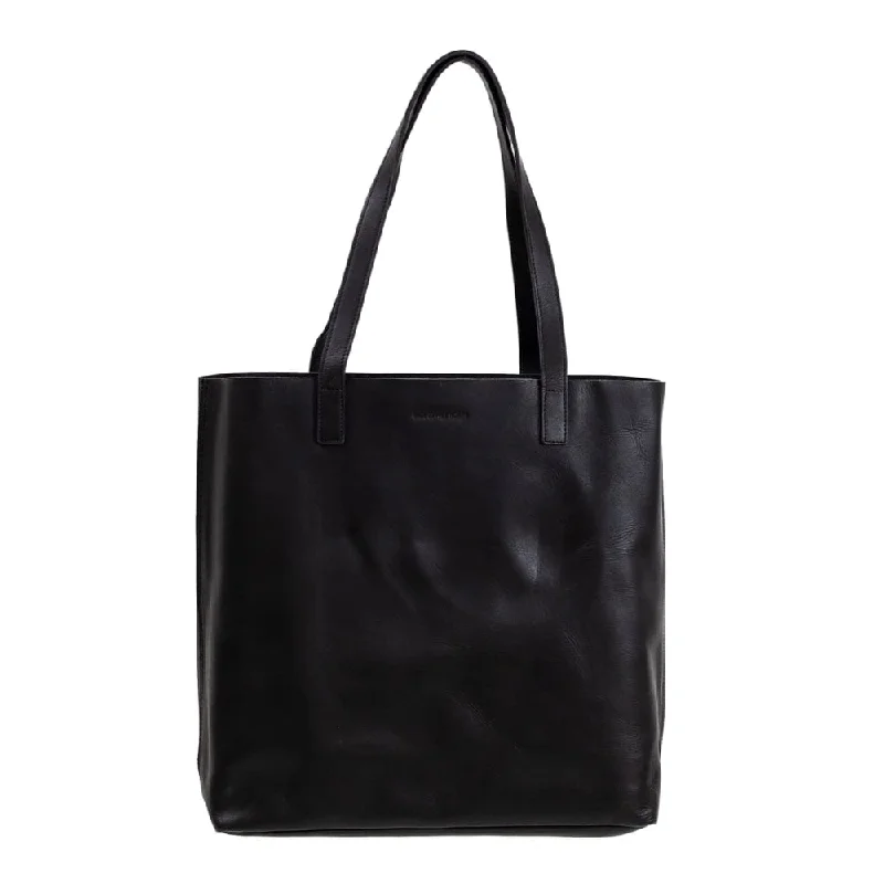 Day Tote Leather Black