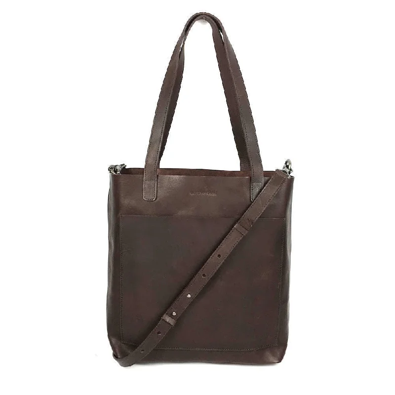 Day Tote Leather Medium Brown