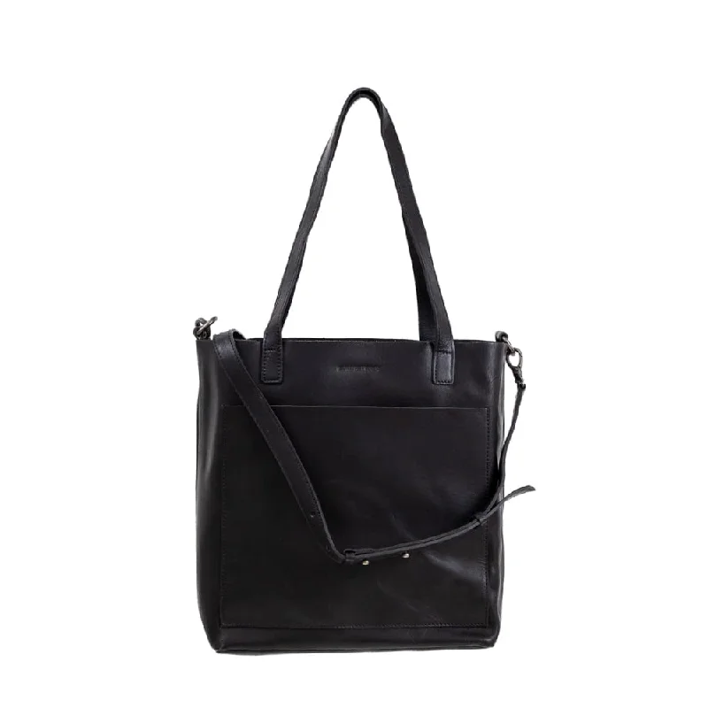 Day Tote Leather Medium Black