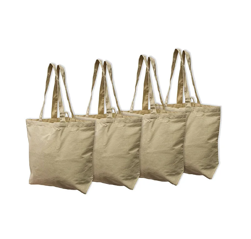 100% Organic Cotton Shopping Canvas Bag For Grocery