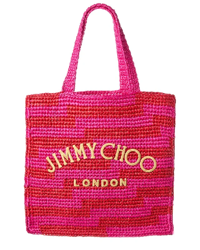 Jimmy Choo Beach NS Raffia Tote