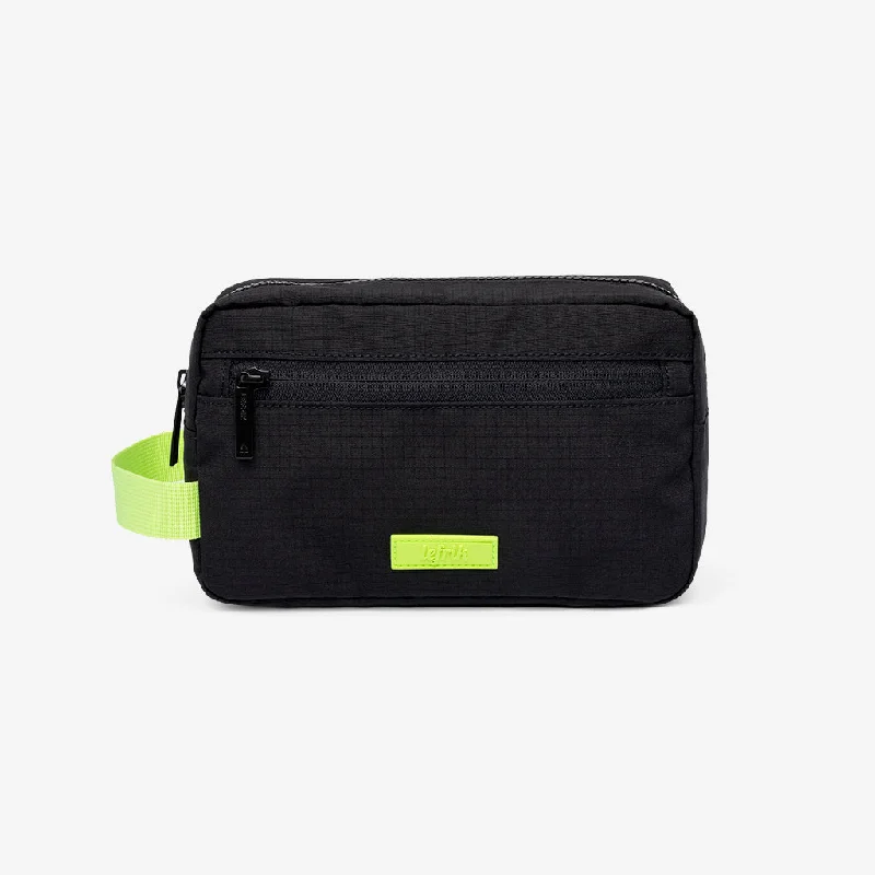 Kei Lithe Washbag Black Lime Vandra