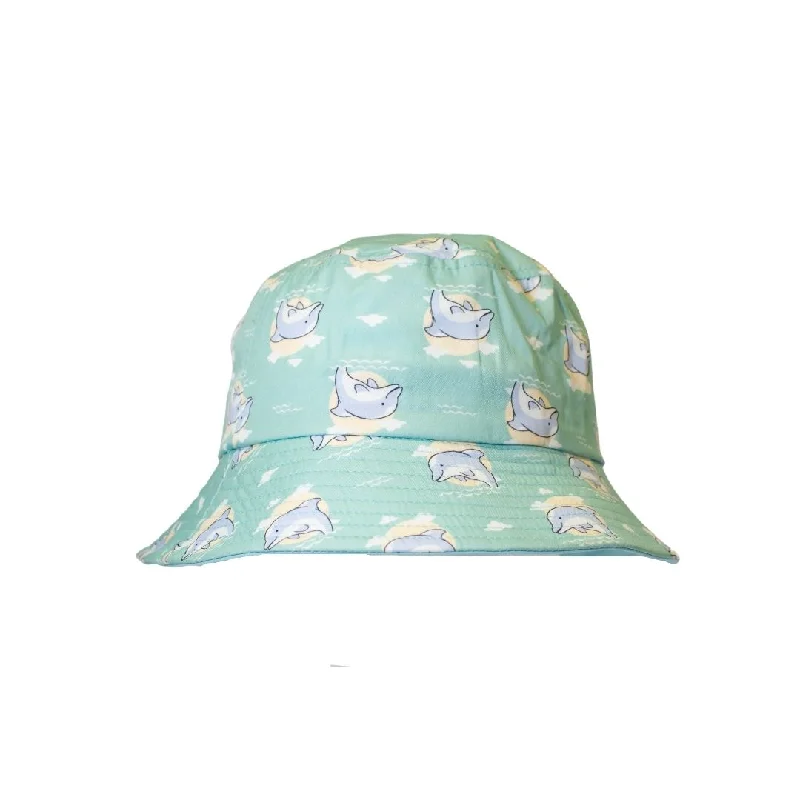 KIDS BUCKET HAT - DOLPHINS PLANE