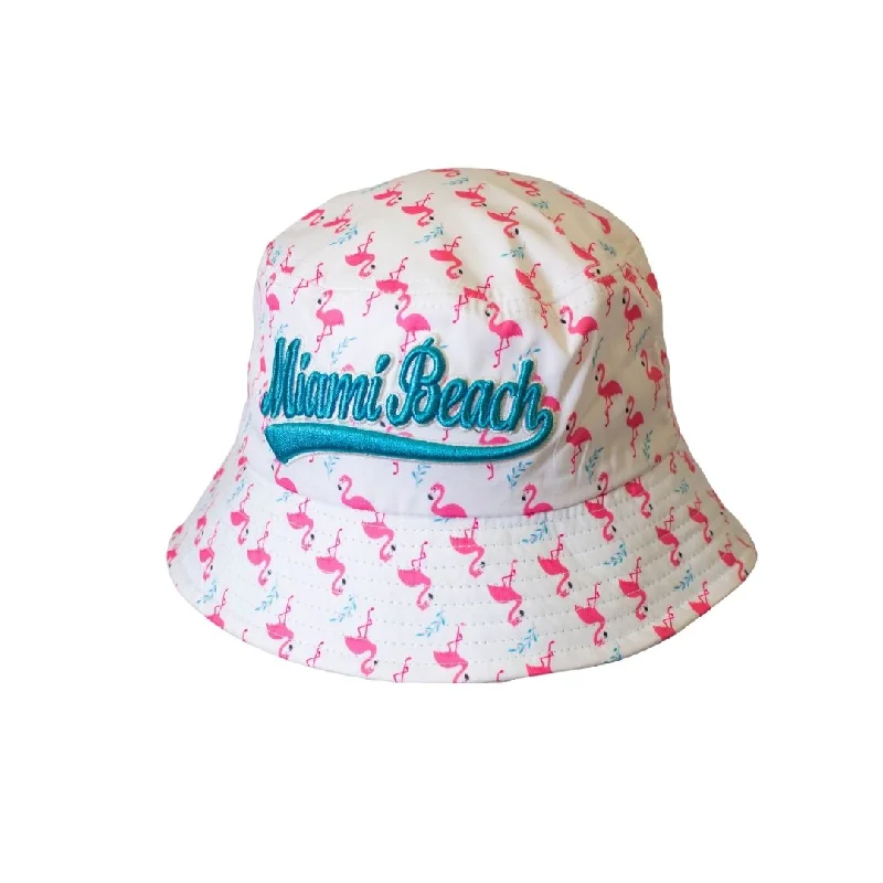 KIDS BUCKET HAT - FLAMINGO