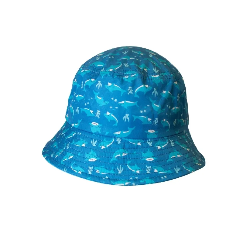 KIDS BUCKET HAT - SHARKS PLANE