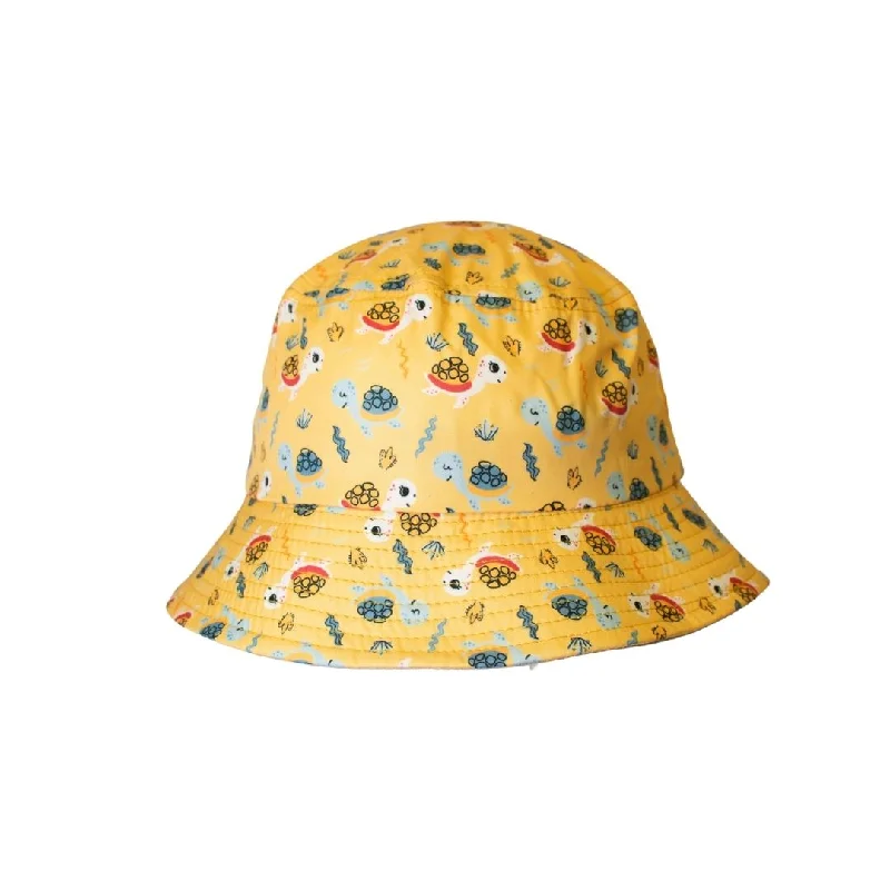 KIDS BUCKET HAT - TURTLES PLAIN