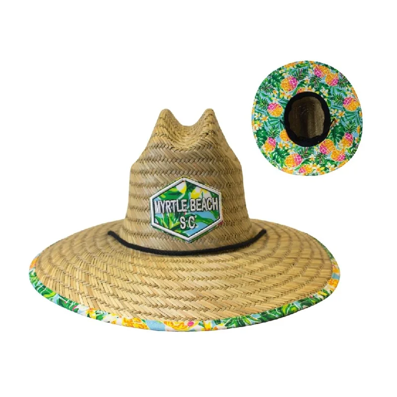 KIDS STRAW HATS -TROPICAL