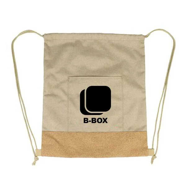 Kraft Cork Drawstring Backpack (Q486822)