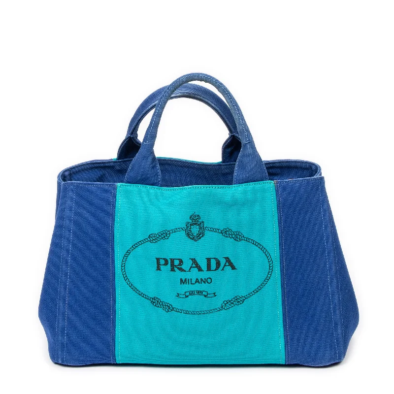 Medium Bicolor Canapa Tote