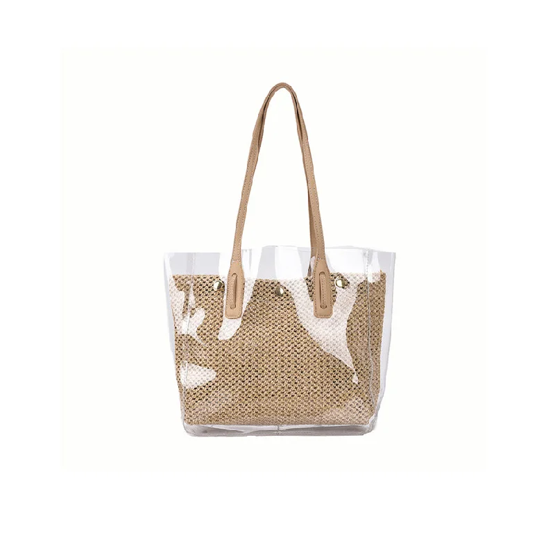 PVC Transparent Plastic Beach Casual Shoulder Bag