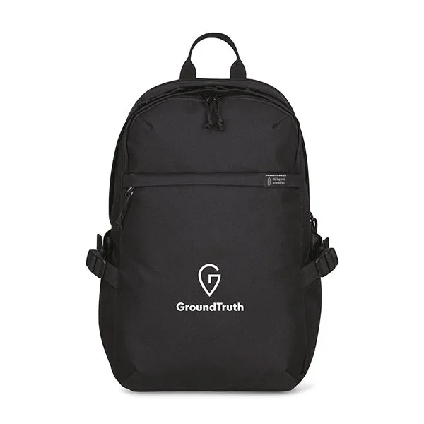 Renew rPET Computer Backpack - Black (Q314822)