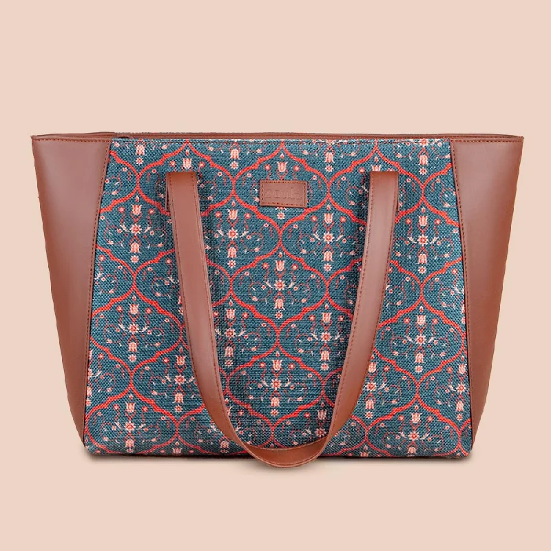 Sheesh Mahal Jaali Motif Side Tote Bag