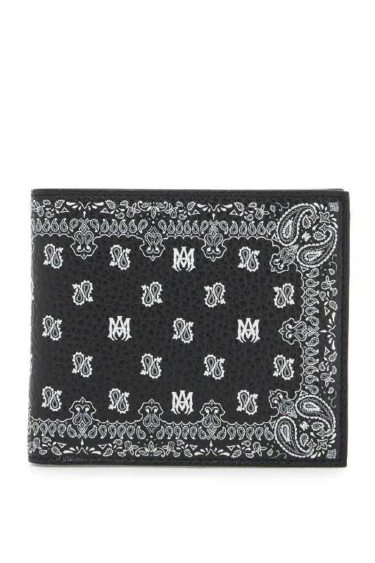 Amiri Men's Bi-Fold Bandana Print Wallet