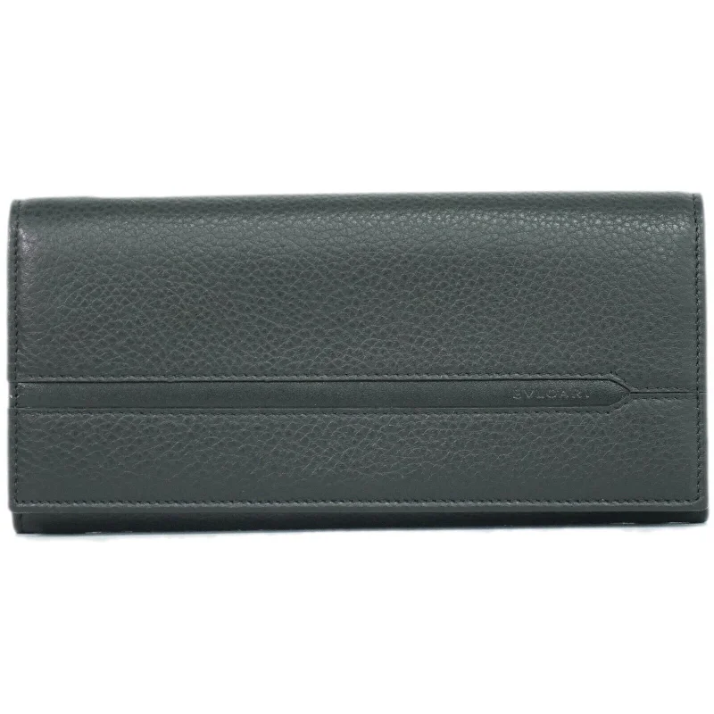 Bulgari  Leather Wallet  (Pre-Owned)