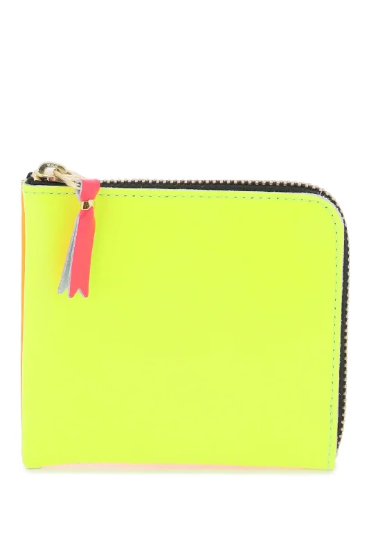 Comme Des Garcons Wallet Men's Super Fluo Small Bifold Wallet