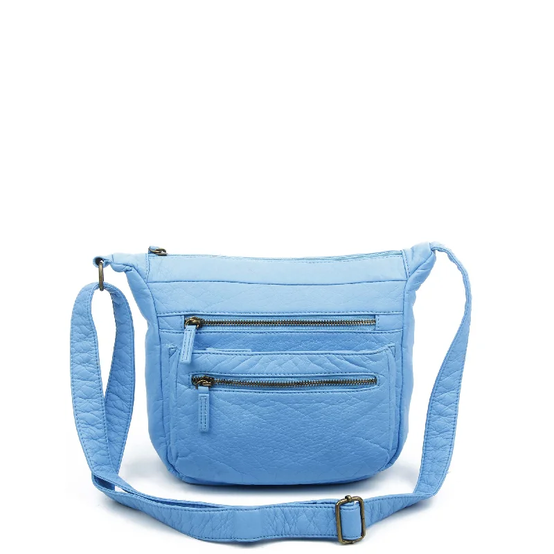 The Elsa Crossbody - Serenity Blue