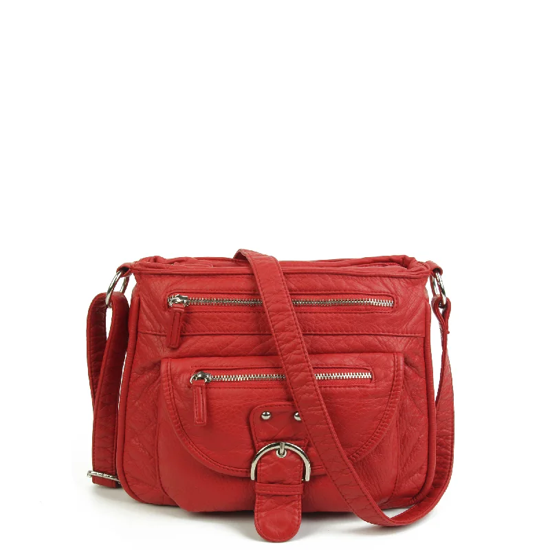 The Lorie Crossbody - Red