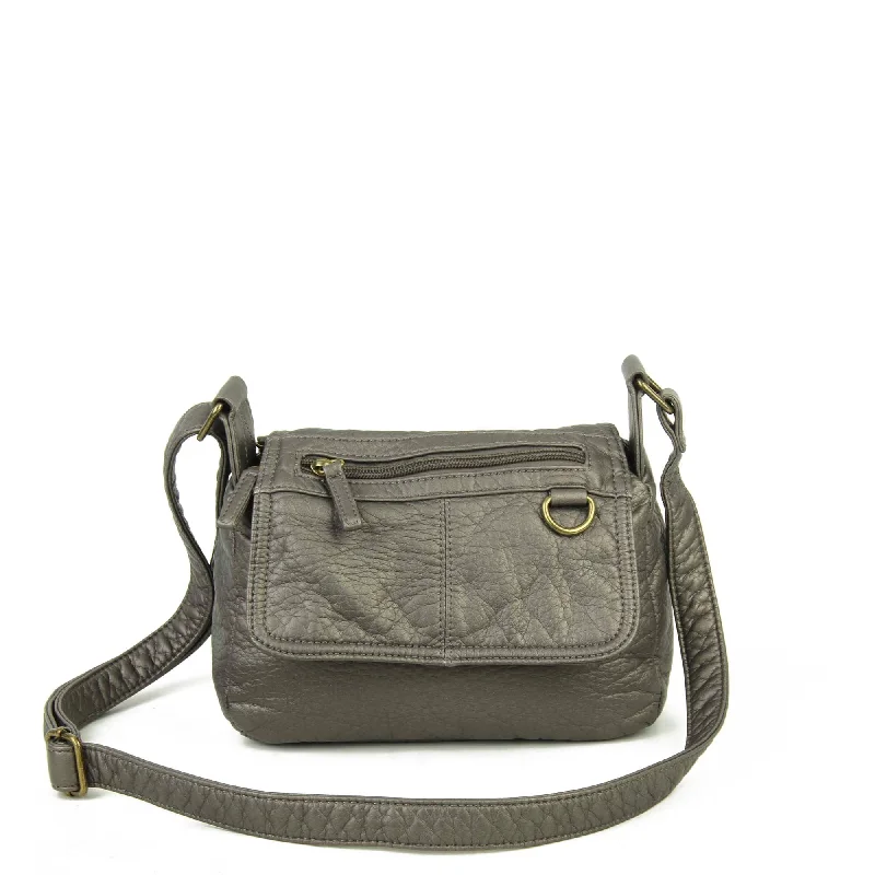 The Willma Crossbody - Dark Silver