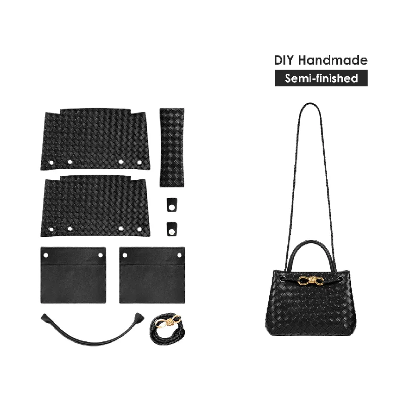 POPSEWING® Leather Small Intrecciato Tote DIY Kits