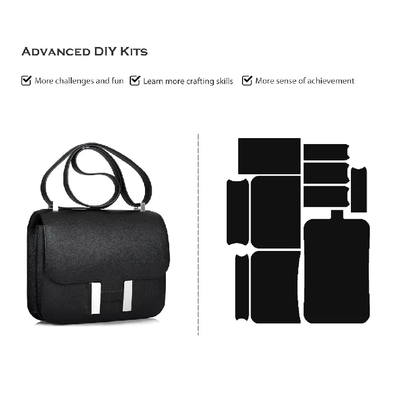 POPSEWING® Full Grain Leather Inspired Kanstance Bag - Advanced DIY Kits