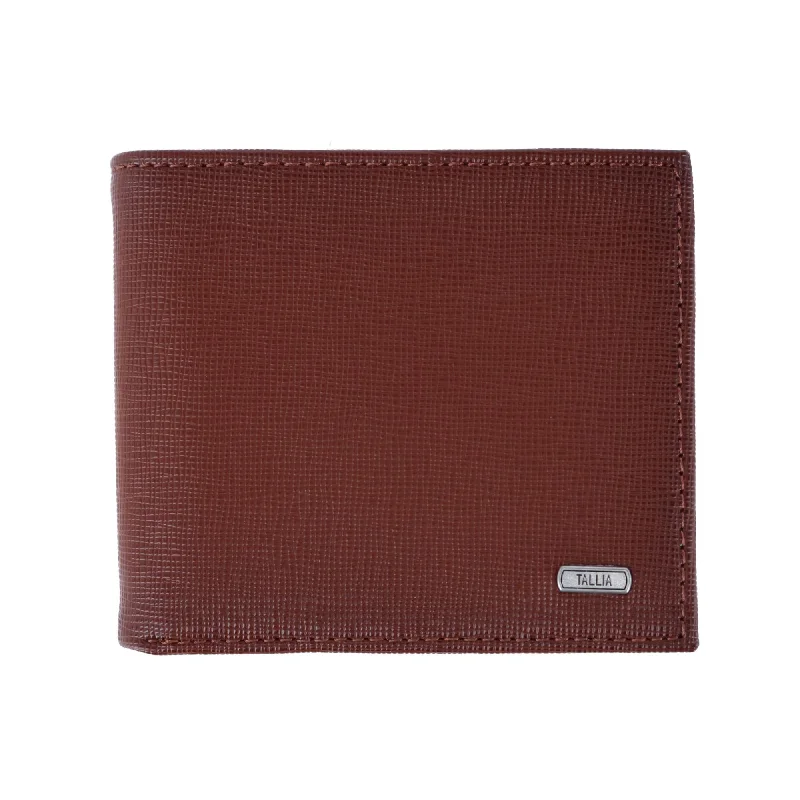 Men's Burnished Leather Bifold Wallet