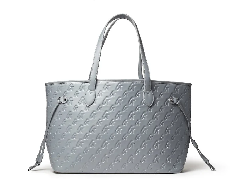 MONOGRAM GLAM TOTE GRAY