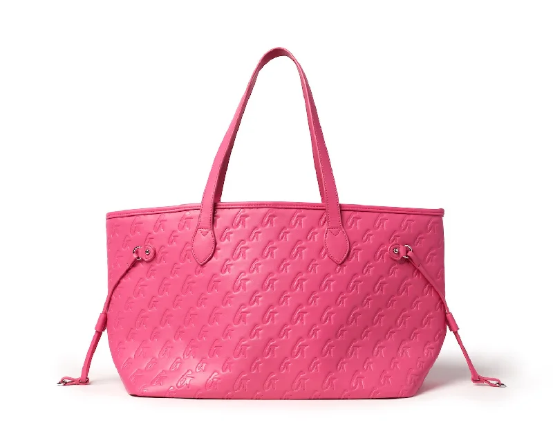 MONOGRAM GLAM TOTE HOT PINK