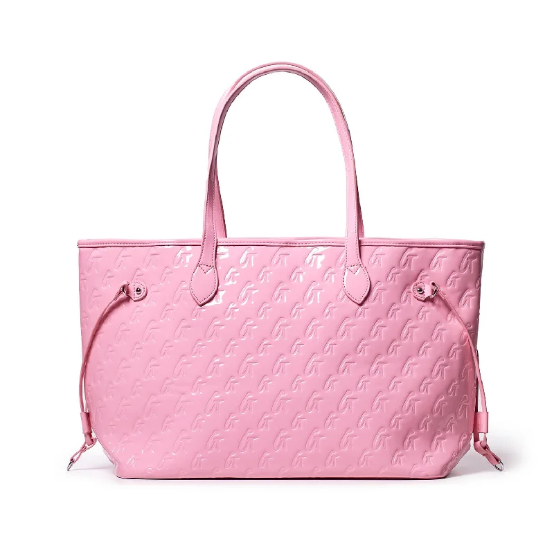 MONOGRAM GLAM TOTE MIRROR LIGHT PINK