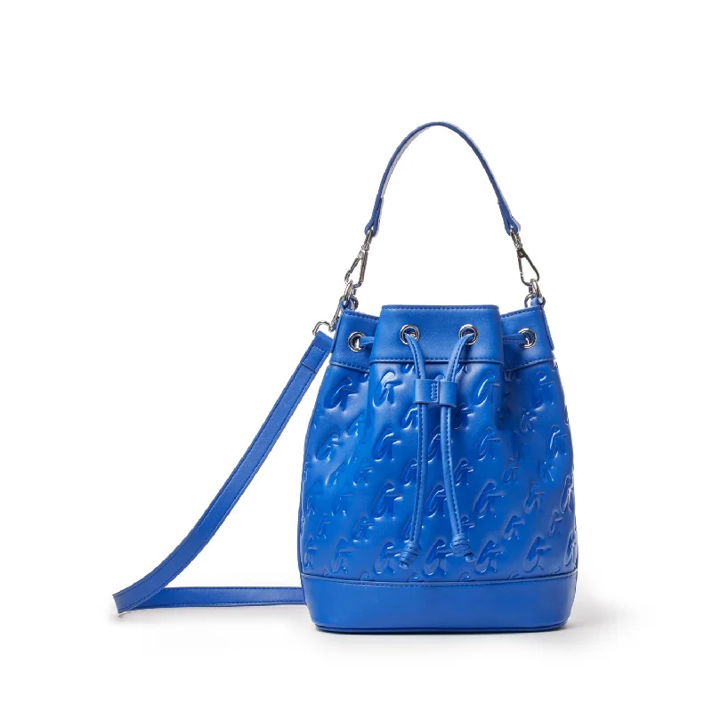 MONOGRAM MEDIUM BUCKET BAG BLUE