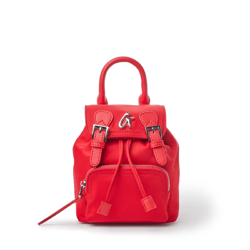 NYLON MINI BACKPACK RED