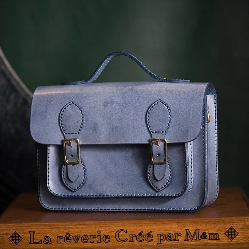 Blue - Waxy Leather