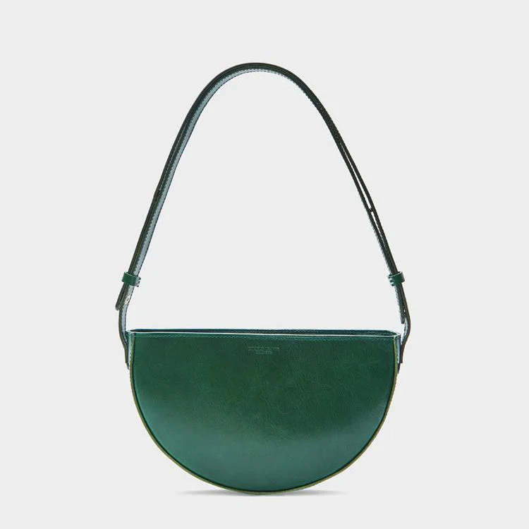 Ladies Green Leather Handbags Leather Shoulder Bag Purses for Women