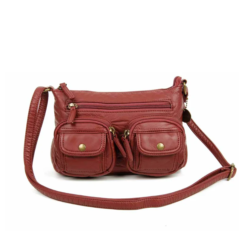 The Bethany Crossbody - Burgundy