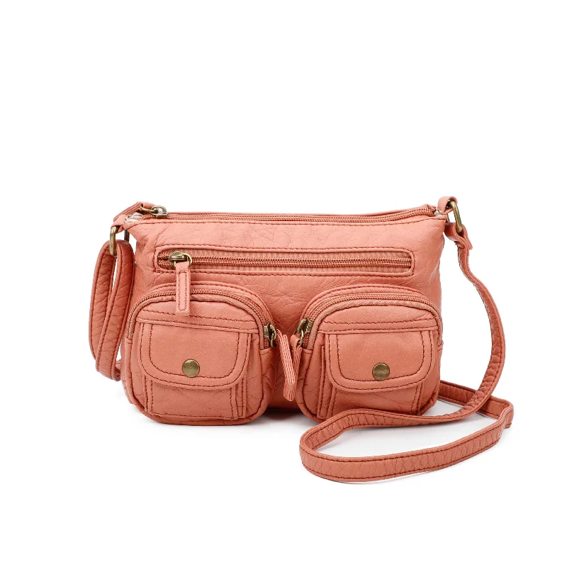 The Bethany Crossbody - Peach