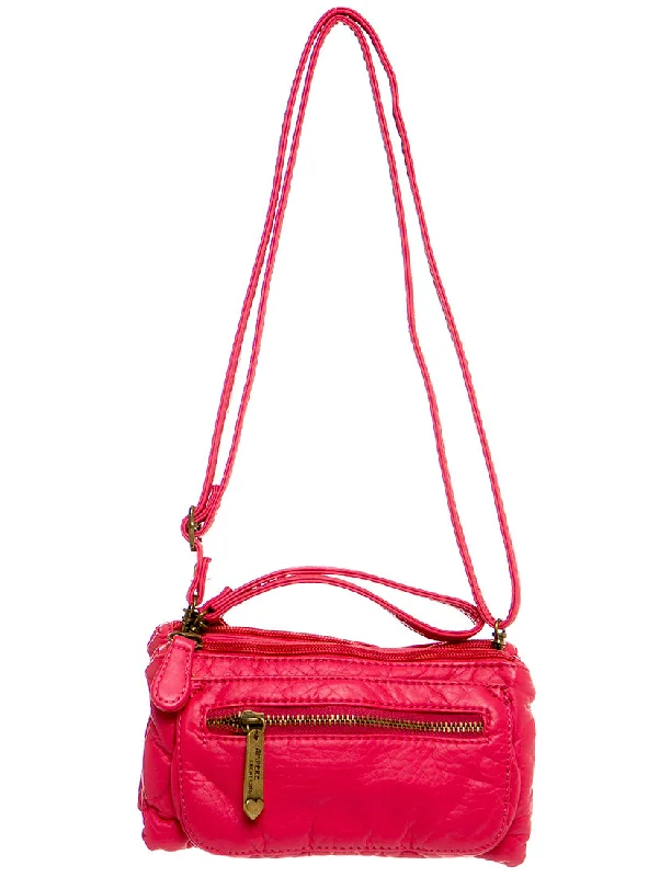 The Chloe Three Way Wristlet Crossbody - Coral