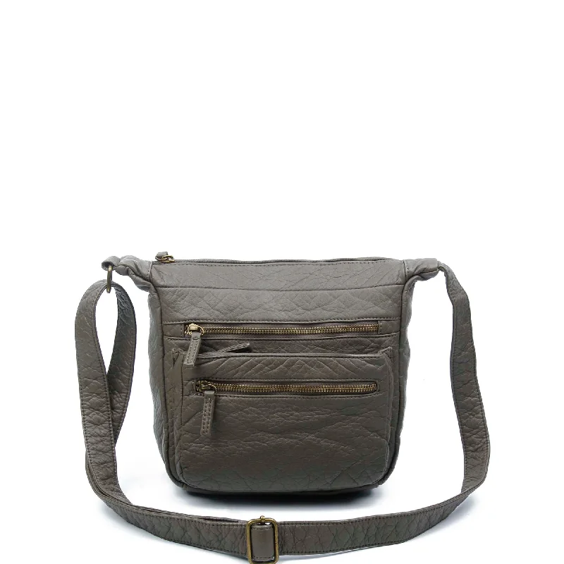 The Elsa Crossbody - Dark Grey