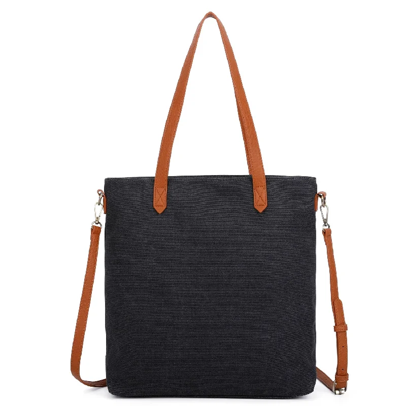 The Katrina Canvas Tote - Coal