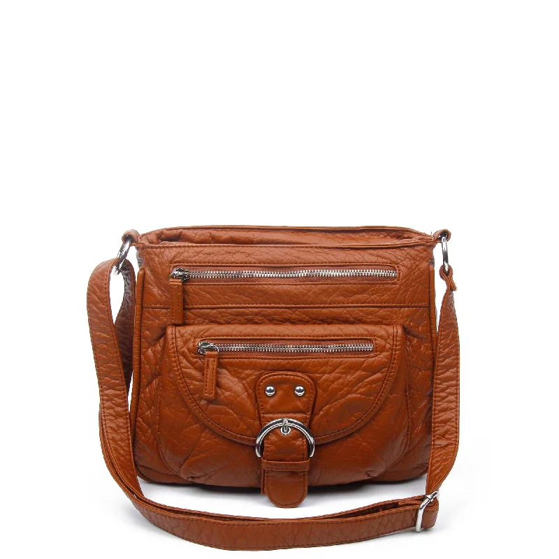 The Lorie Crossbody - Brown