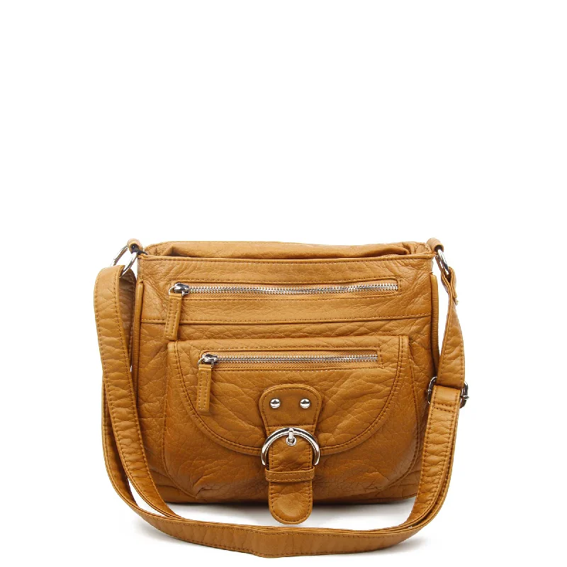 The Lorie Crossbody - Light Brown