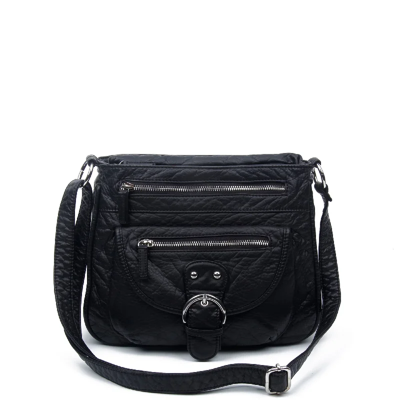 The Lorie Crossbody - Black