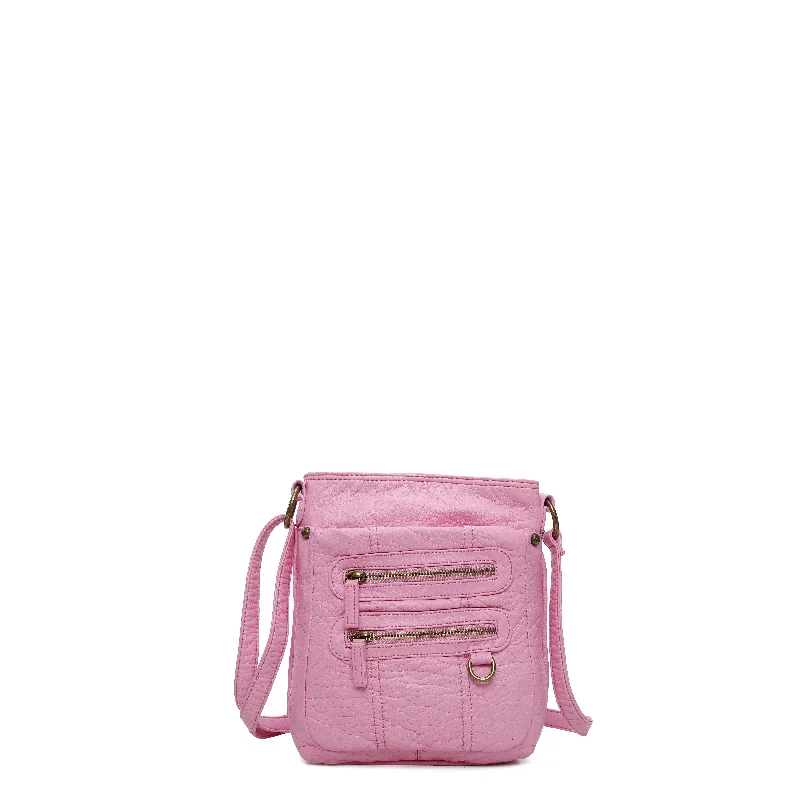 The Willa Crossbody - Bubble Gum Pink