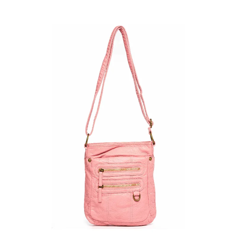 The Willa Crossbody - Rose Pink