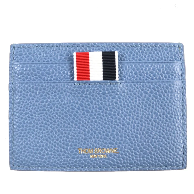 Thom Browne Pebble Grain 4-Bar Card Holder