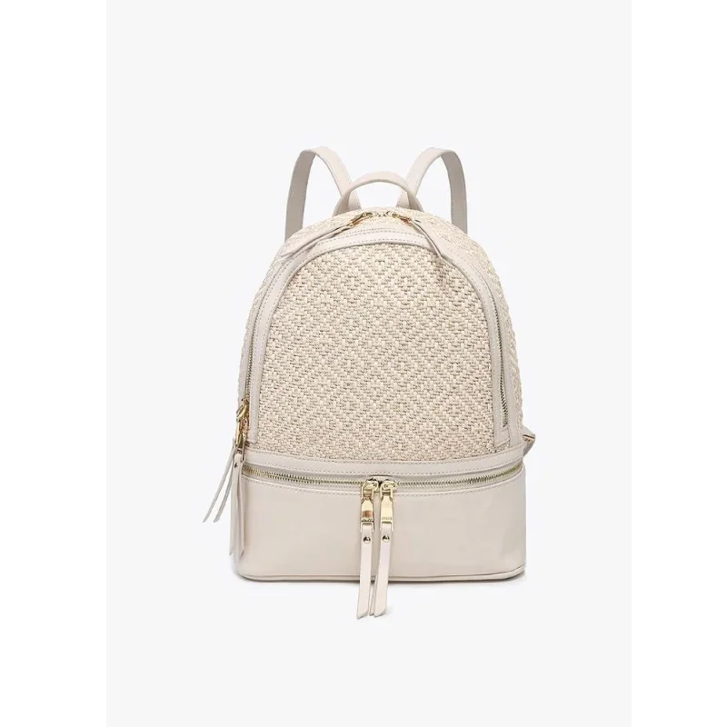 Zahava Diamond Woven Backpack